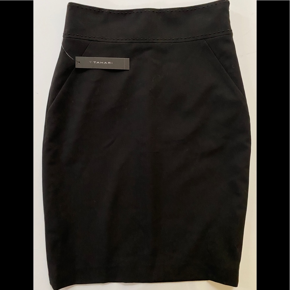 Tahari Black Pencil Skirt